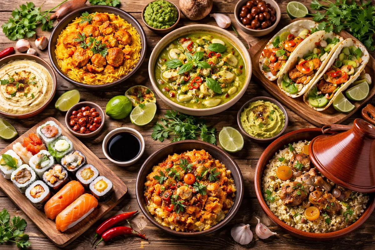 Comment savourer les cuisines du monde en utilisant des recettes authentiques