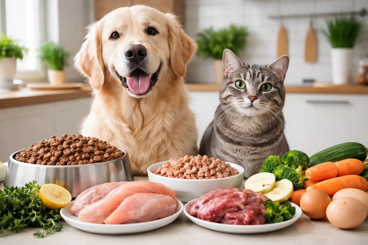 Comment le choix de l'alimentation influence-t-il la santé des animaux de compagnie ?