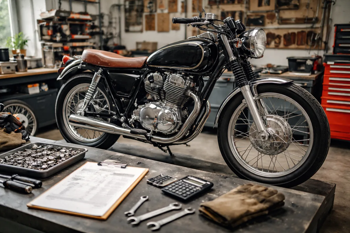 Comment établir une estimation des coûts pour restaurer une moto classique