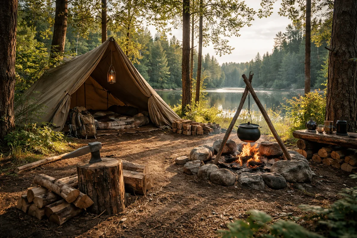 Comment aménager son habitat en pleine nature avec des techniques de bushcraft